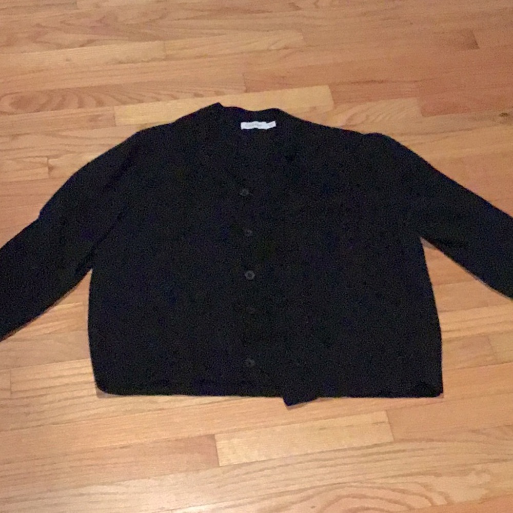 Black Calvin Klein cardigan